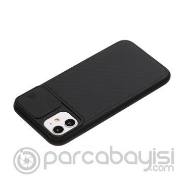 ALLY İPhone 11 6.1 inch Kılıf Kamera Kapatan koruyucu Sürgülü Kılıf