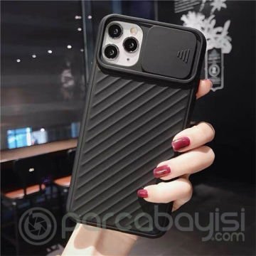 ALLY İPhone 11 6.1 inch Kılıf Kamera Kapatan koruyucu Sürgülü Kılıf