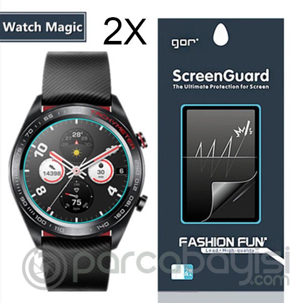 Gor Huawei Watch Magic 2 Darbe Emici Ekran Koruyucu 2 Adet Set