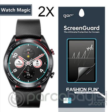 Gor Huawei Watch Magic 2 Darbe Emici Ekran Koruyucu 2 Adet Set