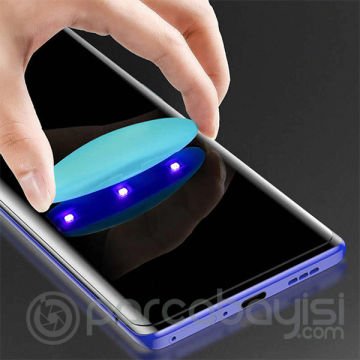 OPPO Reno 5-4 Pro Full Liquid+Uv Işık 3D Kırılmaz Cam Ekran Koruyucu Reno 3 PRO