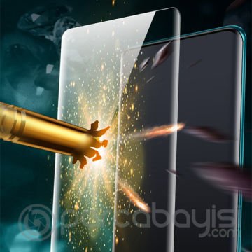 OPPO Reno 5-4 Pro Full Liquid+Uv Işık 3D Kırılmaz Cam Ekran Koruyucu Reno 3 PRO