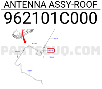 Kia Picanto Tavan Anten Bakalit Orjinal | 9621007000