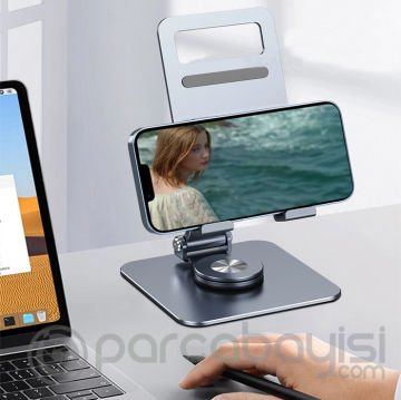 Ally 360 Derece Dönebilen Çok Açılı Ayarlanabilir Metal Tablet Standı