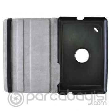 Ally Acer Iconia Tab B1-A71 360 Derece Dönebilen Deri Stand & Kılıf