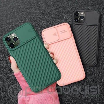 Ally İPhone 8-7 Plus Kılıf Kamera Kapatan koruyucu Sürgülü Kılıf