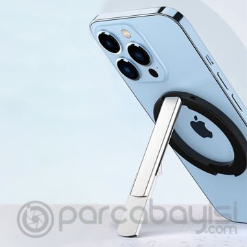 Ally SJ20 Taşınabilir Magsafe Mıknatıslı Cep Telefonu Standı Masaüstü Braketi