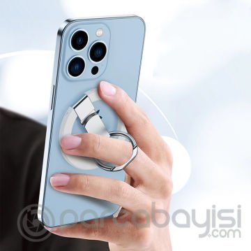 Ally SJ20 Taşınabilir Magsafe Mıknatıslı Cep Telefonu Standı Masaüstü Braketi