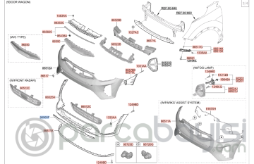 Kia Stonic Ön Tampon Bakaliti Orjinal | 86565H8400