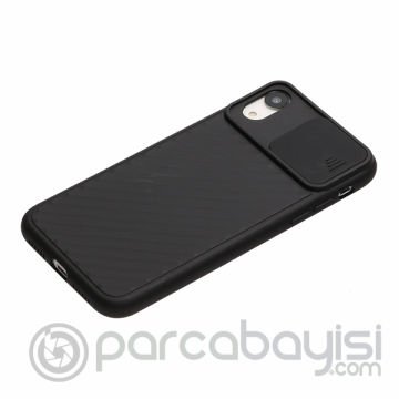 Ally İPhone Xr 6.1 İnch Kılıf Kamera Kapatan koruyucu Sürgülü Kılıf