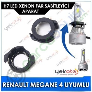Renault Megane 4 H7 Led Xenon Far Bağlantı Soketi Sabitleyici Aparat 2 Adet