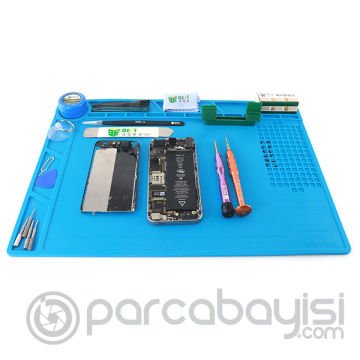 Ally S-140 Manyetik Isı Yalıtımlı Silikon Telefon Pc Tamir Hasırı