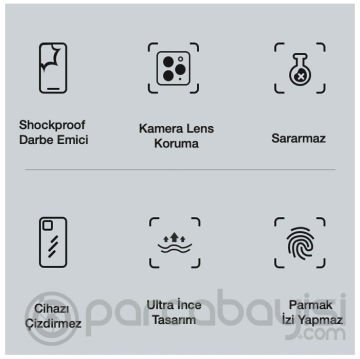 iPhone 12 Pro 6.1inç Gold Çerçeve Kamera Korumalı Bumper Kılıf