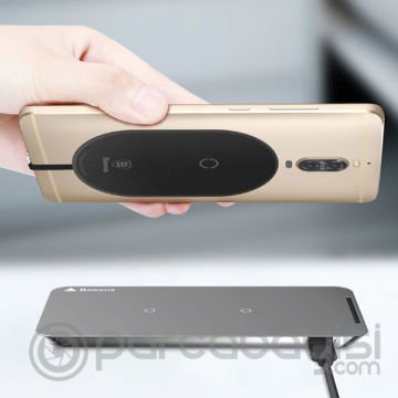 Baseus Mikrofiber İPhone Kablosuz Wireless Şarj Alıcısı Wxte-A01