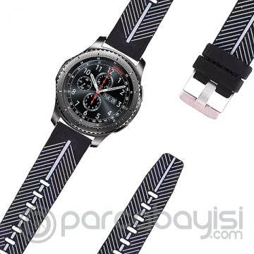Ally 22mm Gear S3 Watch 4 46mm GT2 46MM Silikon Kayış Kordon