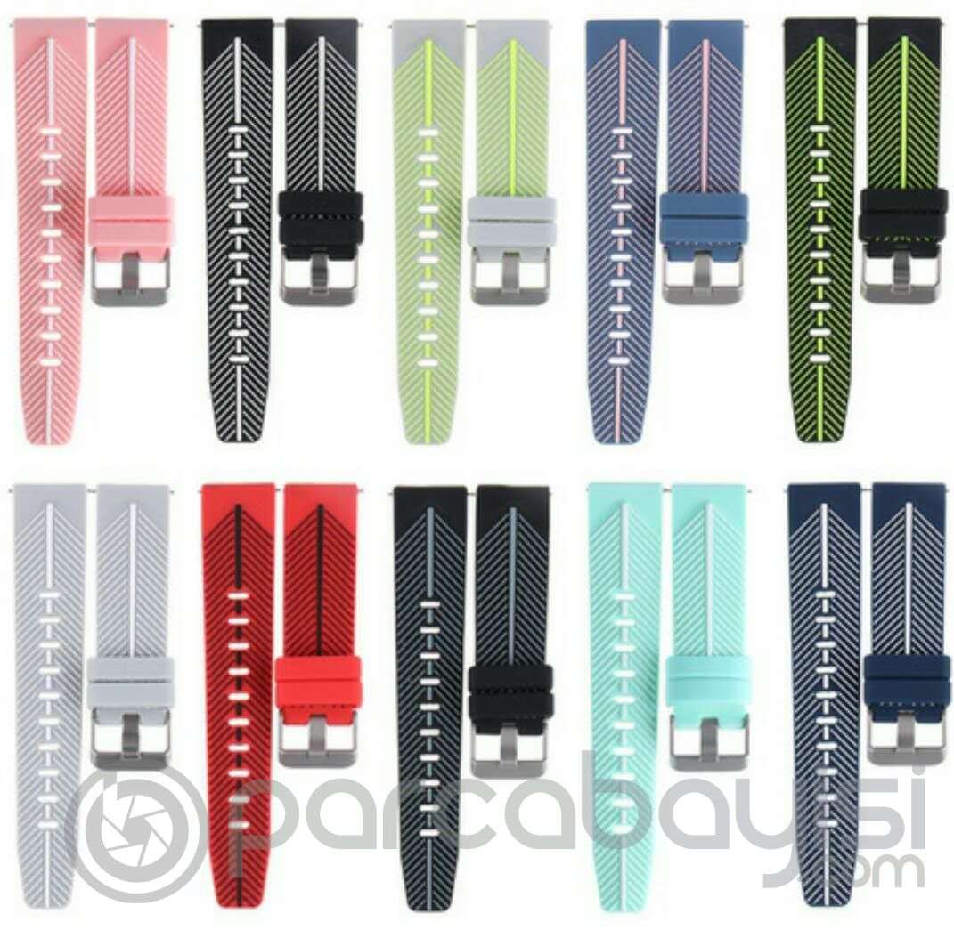 Ally 22mm Gear S3 Watch 4 46mm GT2 46MM Silikon Kayış Kordon