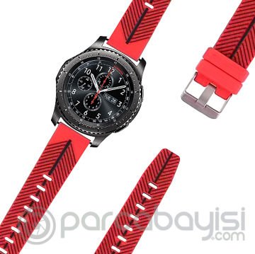 Ally 22mm Gear S3 Watch 4 46mm GT2 46MM Silikon Kayış Kordon
