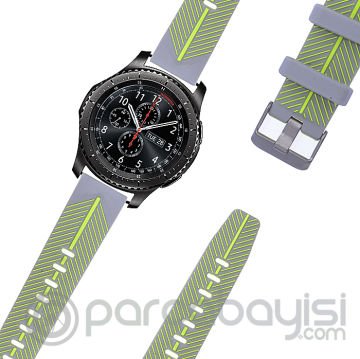 Ally 22mm Gear S3 Watch 4 46mm GT2 46MM Silikon Kayış Kordon