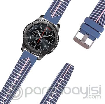 Ally 22mm Gear S3 Watch 4 46mm GT2 46MM Silikon Kayış Kordon