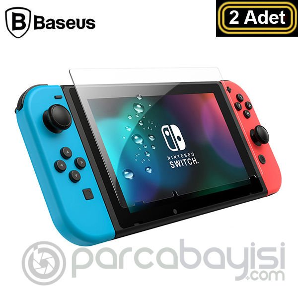 Baseus Nintendo Switch Lite Tempered Kırılmaz Cam Ekran Koruyucu 2 Adet Set