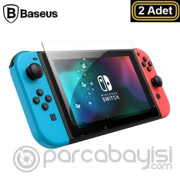 Baseus Nintendo Switch Lite Tempered Kırılmaz Cam Ekran Koruyucu 2 Adet Set