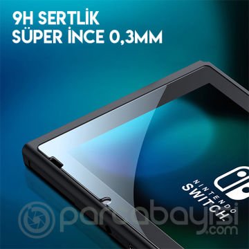 Baseus Nintendo Switch Lite Tempered Kırılmaz Cam Ekran Koruyucu 2 Adet Set