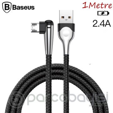 Baseus Mvp Mobil Oyuncu Micro Usb 2.4a Hızlı Şarj Kablosu 1 Metre