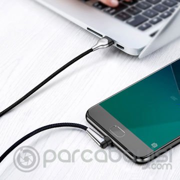 Baseus Mvp Mobil Oyuncu Micro Usb 2.4a Hızlı Şarj Kablosu 1 Metre