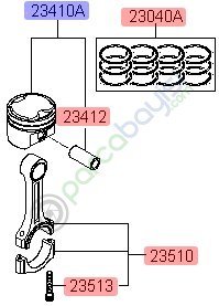Piston Pim Orjinal | 234102G020