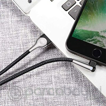 Baseus Mvp İPhone İçin Mobil Oyuncu Usb Şarj Kablosu 1 Metre