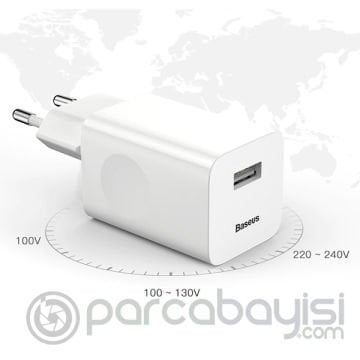 Baseus Ccall-Bx02 20W Hızlı Şarj Aleti Şarj Başlık Adaptör