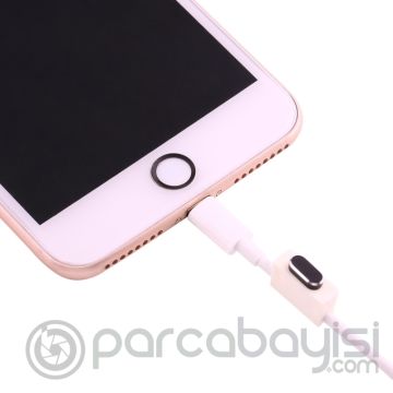 İPhone 8-7 Plus Kamera Lens, Home,Şarj Soket Koruma Set
