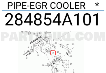 Sorento Egr Soğutucusu Borusu Orjinal | 284854A101