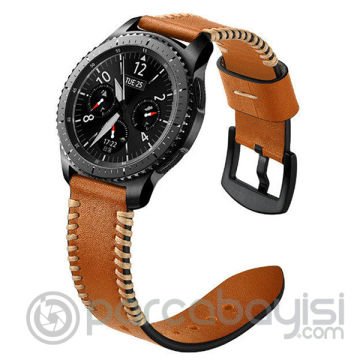 Ally Gear S3 Watch 4 46mm Deri El Yapımı Kordon Kayış