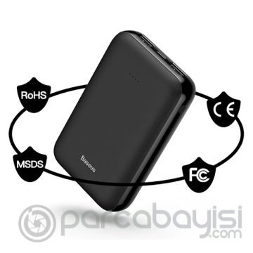 Baseus Mini Ja 10000mah Taşınabilir Harici Şarj Powerbank Ppjan-A01