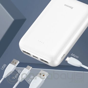 Baseus Mini Ja 10000mah Taşınabilir Harici Şarj Powerbank Ppjan-A01