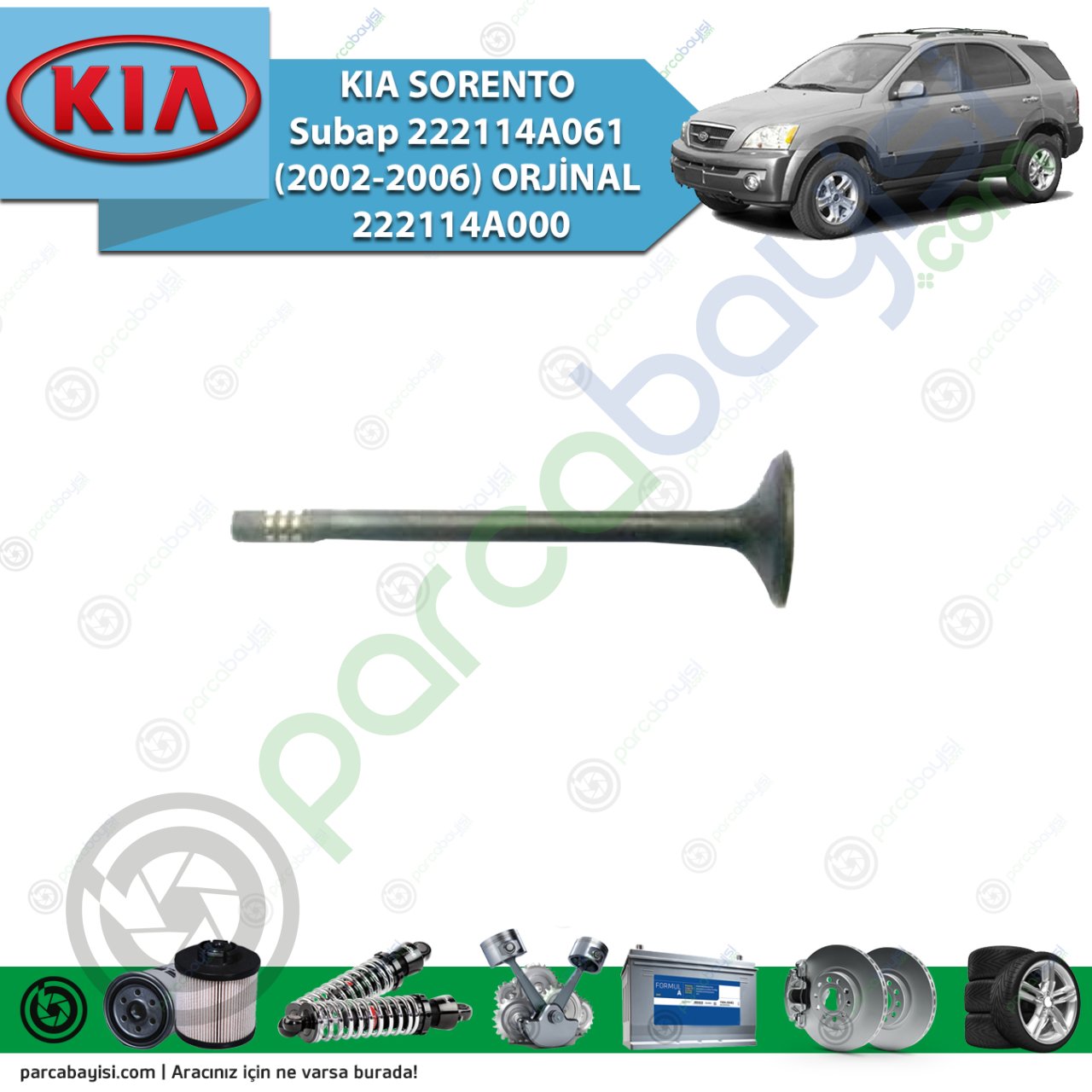 Kia Sorento Subap 222114A061 (2002-2006) Orijinal | 222114A000