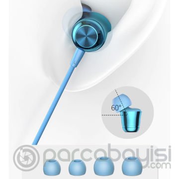 Baseus Encok H13 3.5mm Jack Mikrofonlu Kulak İçi Kulaklık Auriculares Fone De Ouvido