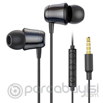 Baseus Encok H13 3.5mm Jack Mikrofonlu Kulak İçi Kulaklık Auriculares Fone De Ouvido