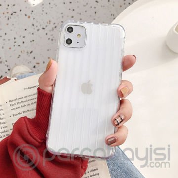Ally İPhone 11 6.1 İnch Trunk Lines ince Soft Silikon Kılıf
