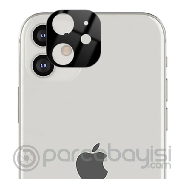 İPhone 12 Mini 3D full Kaplama Tempered Cam Kamera Koruyucu