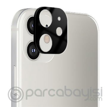 İPhone 12 Mini 3D full Kaplama Tempered Cam Kamera Koruyucu