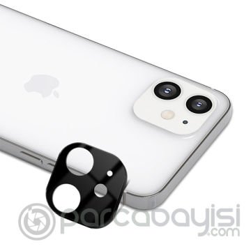 İPhone 12 Mini 3D full Kaplama Tempered Cam Kamera Koruyucu