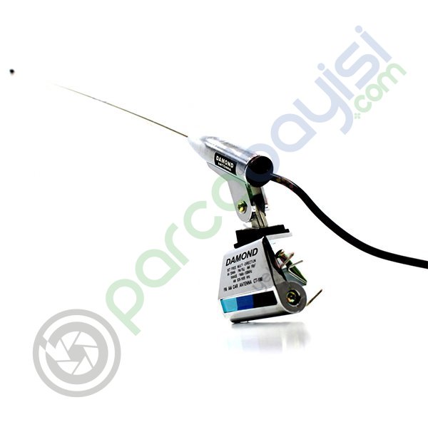 Pionner Tip Radio Anteni Nikel Oluk Üstü Anten Fm Anteni 83 Cm