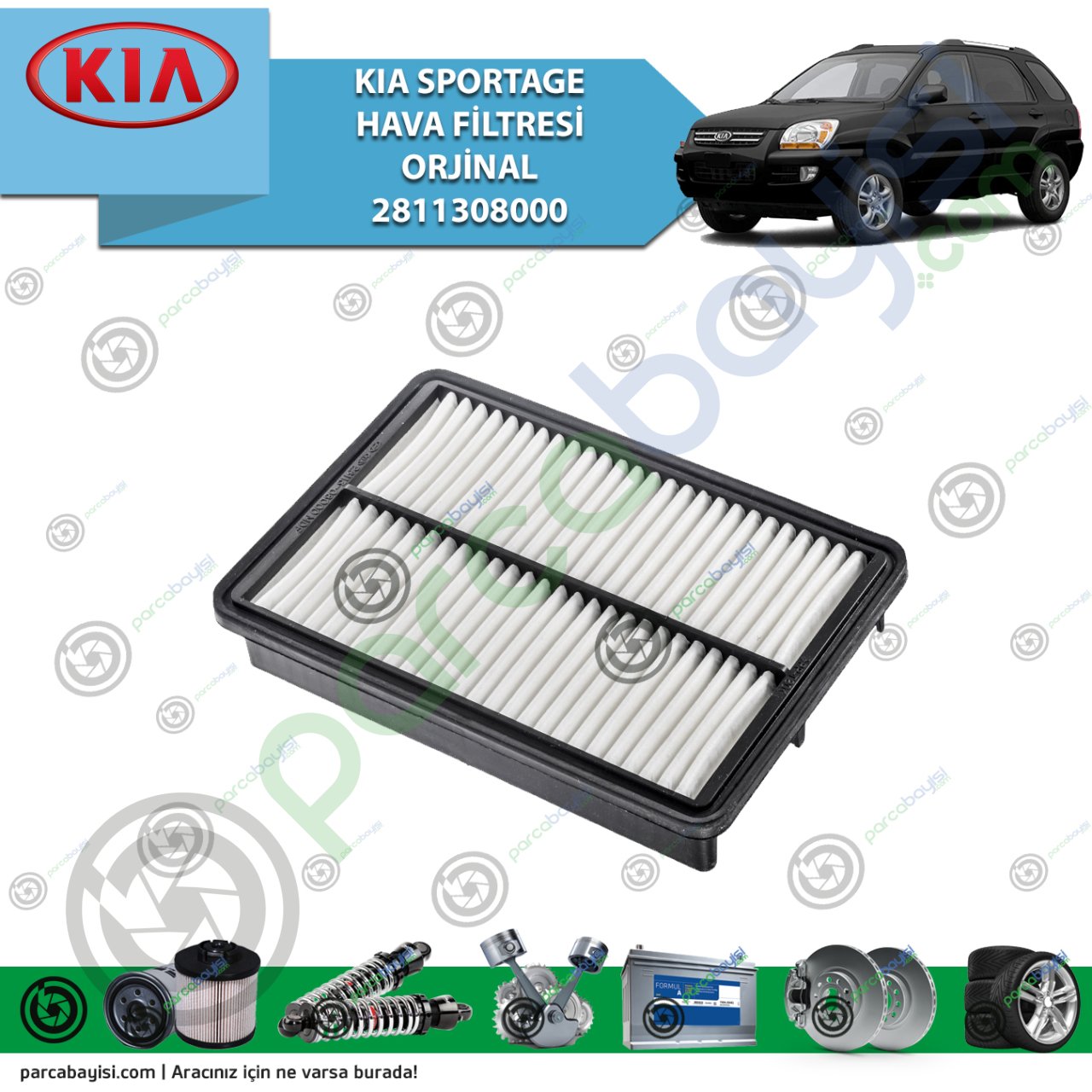 Kia Sportage - Cerato  - Tucson Hava Filtresi Orjinal | 2811308000