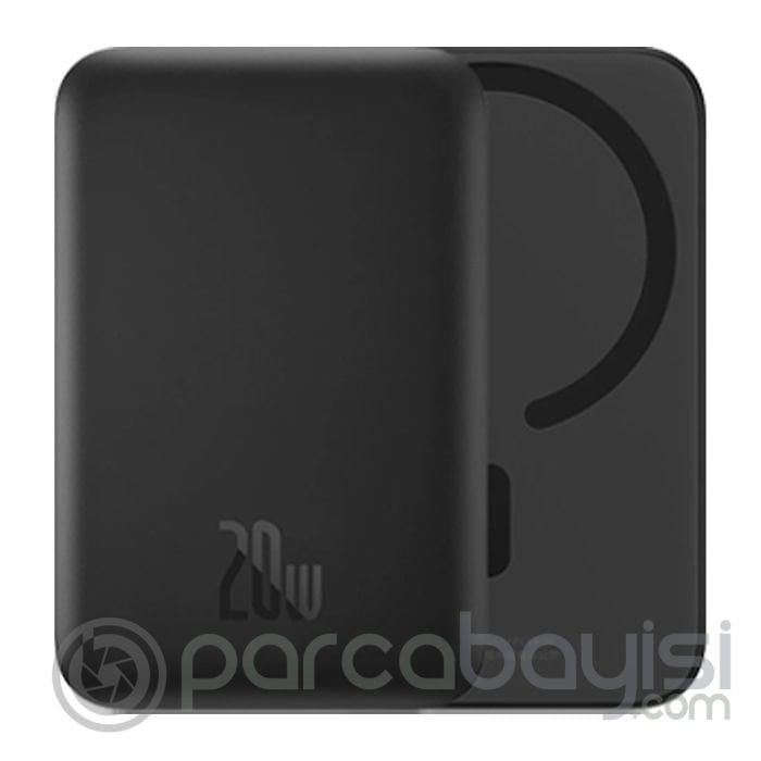 Baseus 20W 6000mAh Manyetik Magsafe Hızlı Şarj Powerbank+50CM Hızlı Şarj Type-C Kablosu