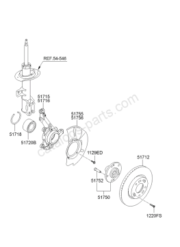 Kia Sportage Ön Fren Diski Orjinal | 517122Y000