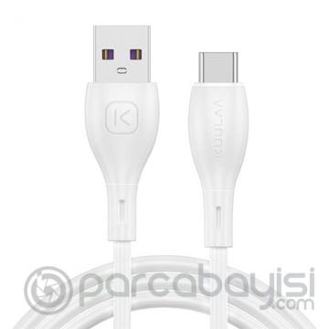 KUULAA Liquid Silicone USB Type C QC3.0 Hızlı Şarj Kablosu 1metre