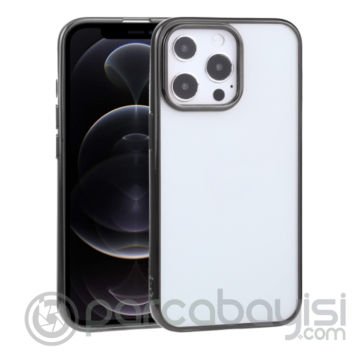 iPhone 13 Pro Max 6.7inç  Lazer Kaplama Renkli Kenar Şeffaf Kılıf