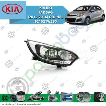 Kia Rio Far Sağ (2012-2016) Orjinal | 921021W290